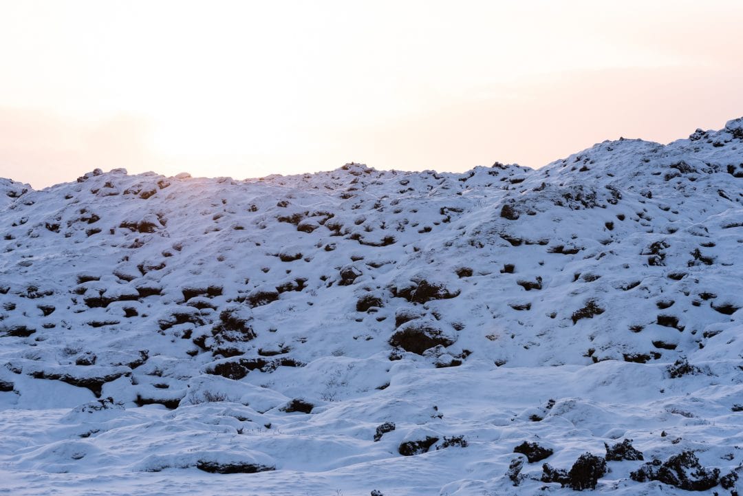 Champ de lave en Islande