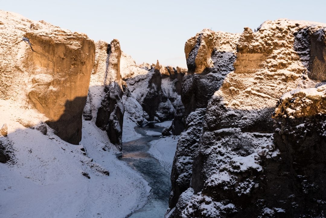 Le Fjadrargljufur Canyon