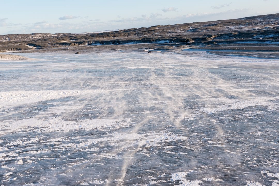 Marche sur le glacier de Vatnajokull