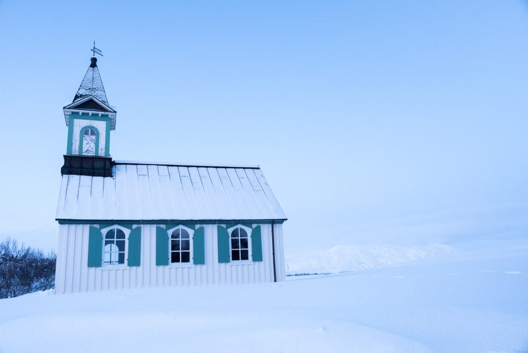 chapelle islandaise à Thingvellir