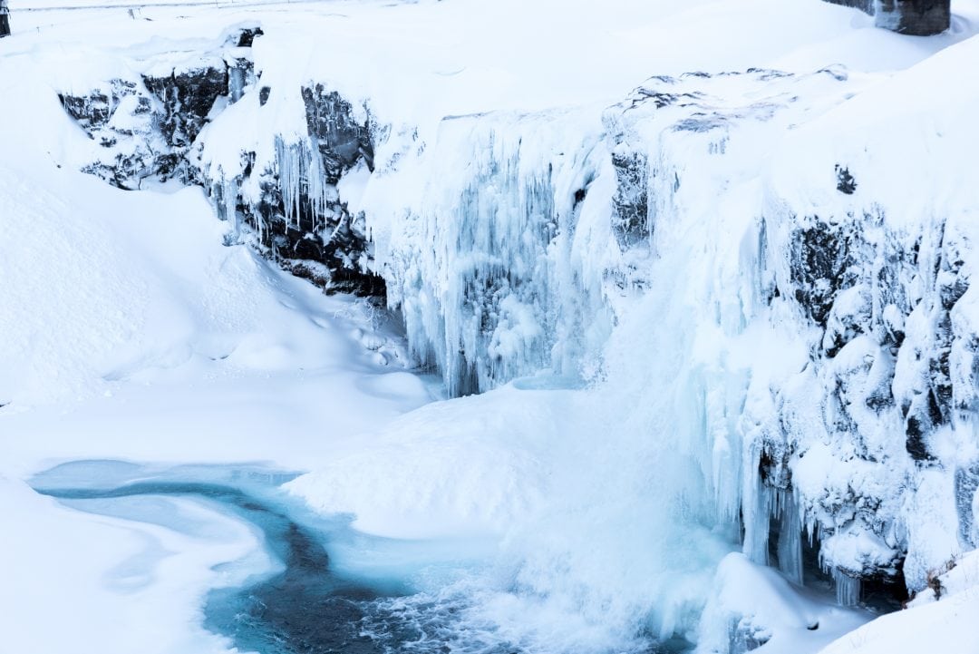 cascade à Kirkjufell