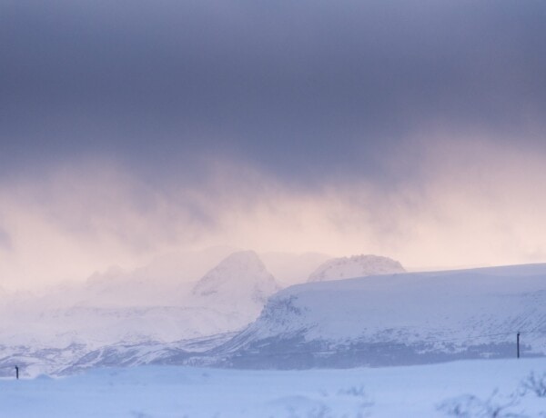 L'Islande sous la neige