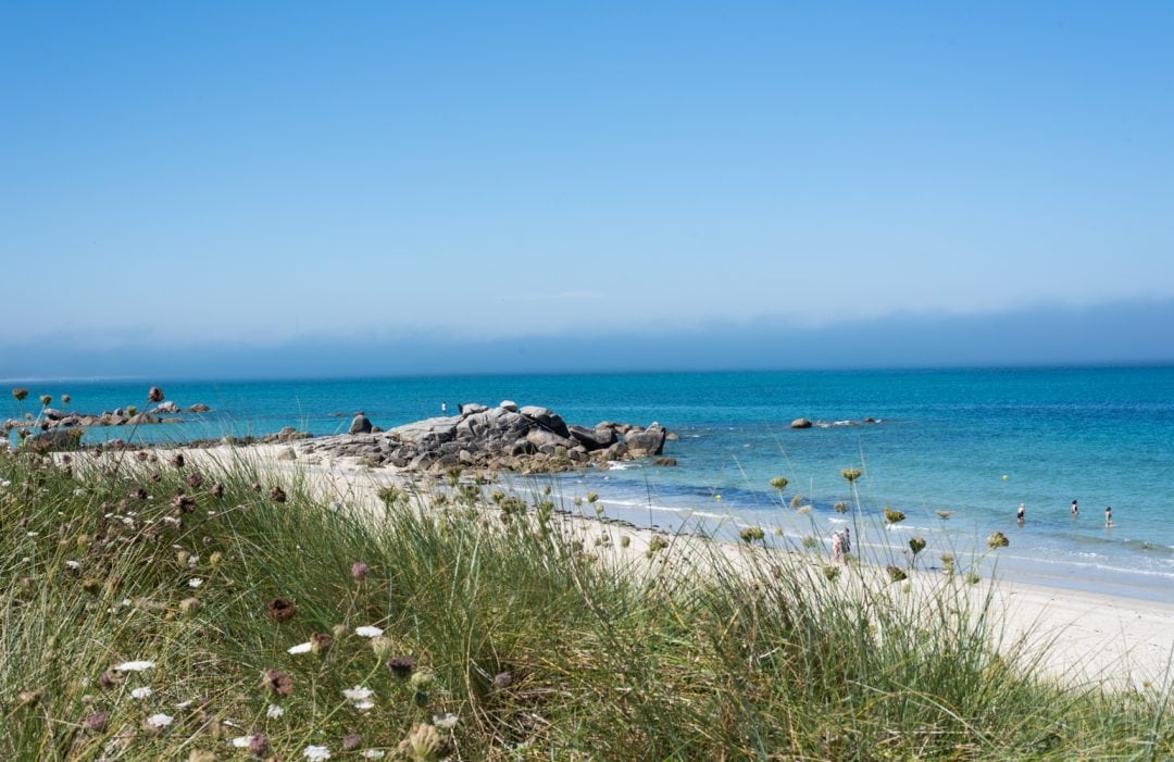 Plage de porsmeur à Plouescat