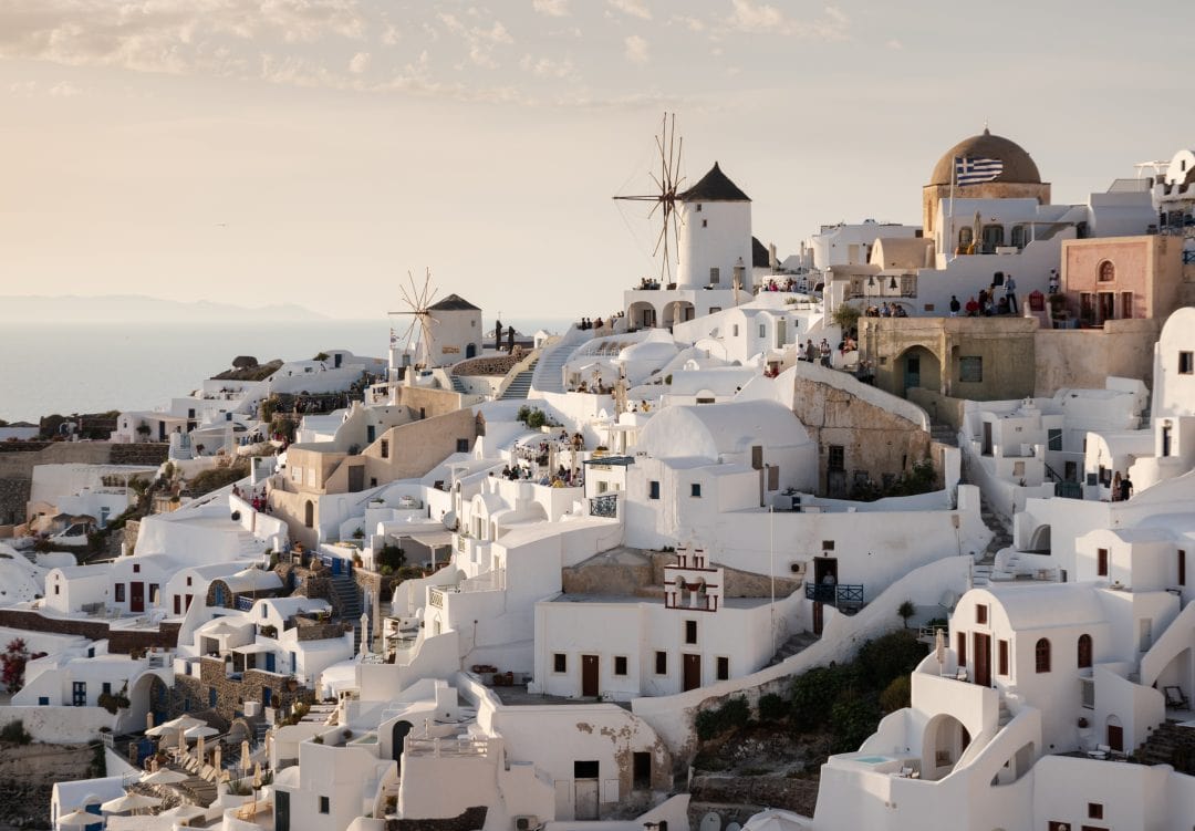 Coucher de soleil à Oia