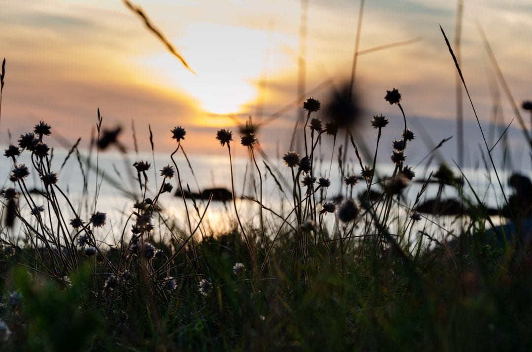 Coucher de soleil dans le Finistère