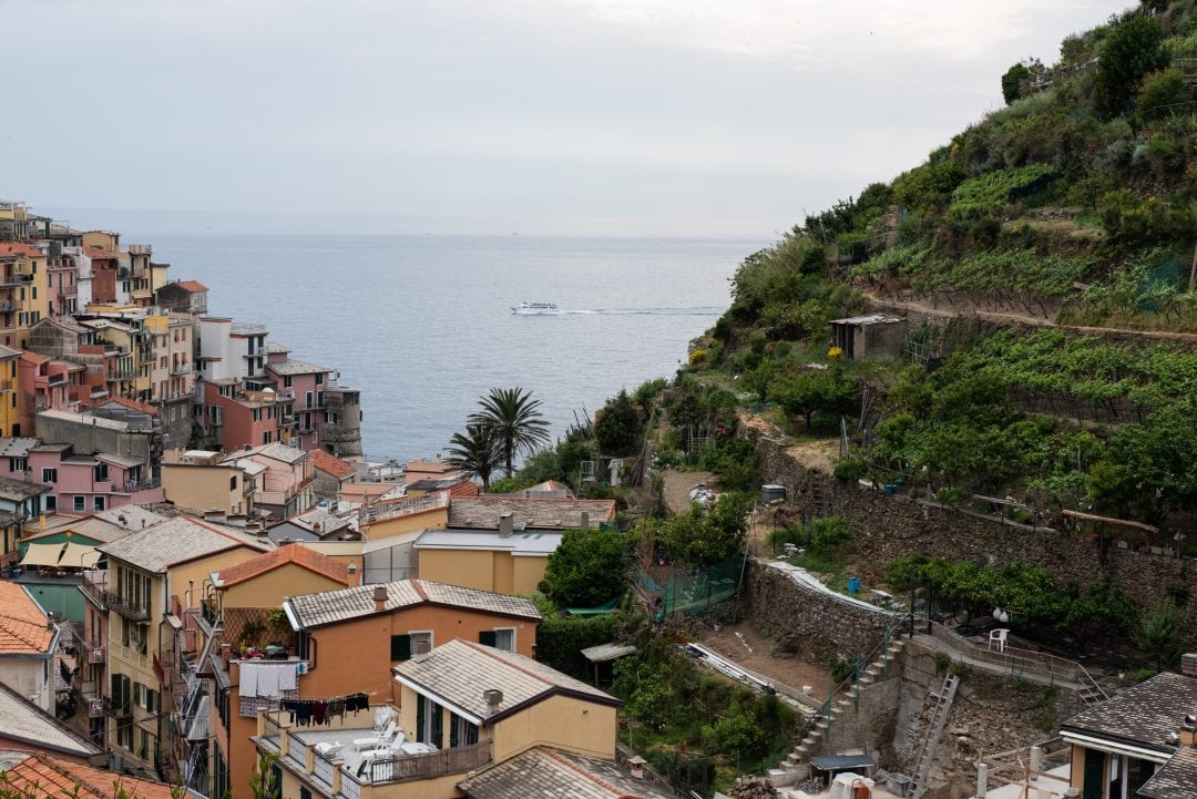 Vue depuis les hauteurs de Manarola