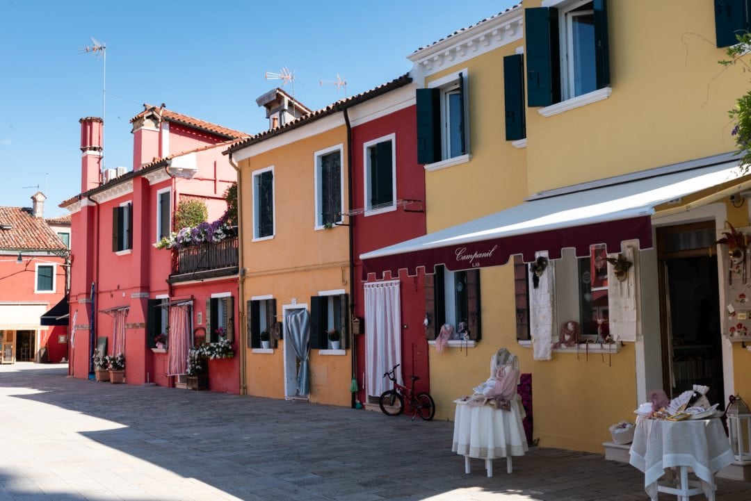 Boutique de dentelle à Burano