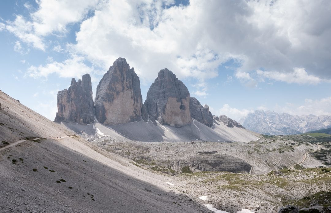 Chemin de randonnée au Tre Cime