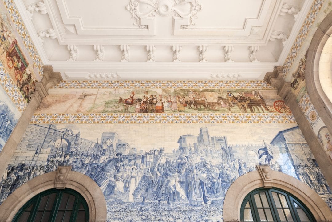 Gare de Sao Bento à Porto