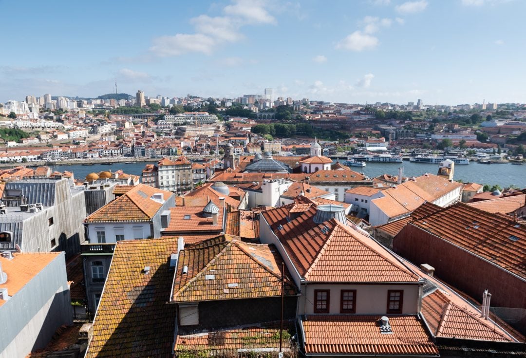 Vue sur les toits de Porto