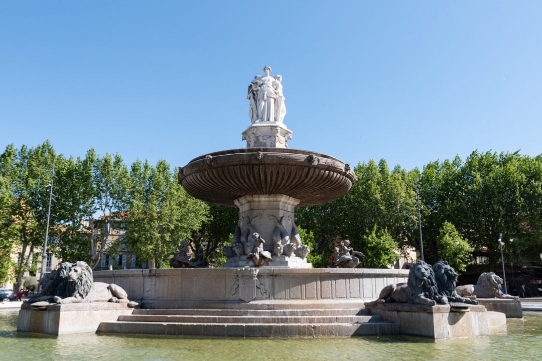 Fontaine de la Rotonde aix en provence