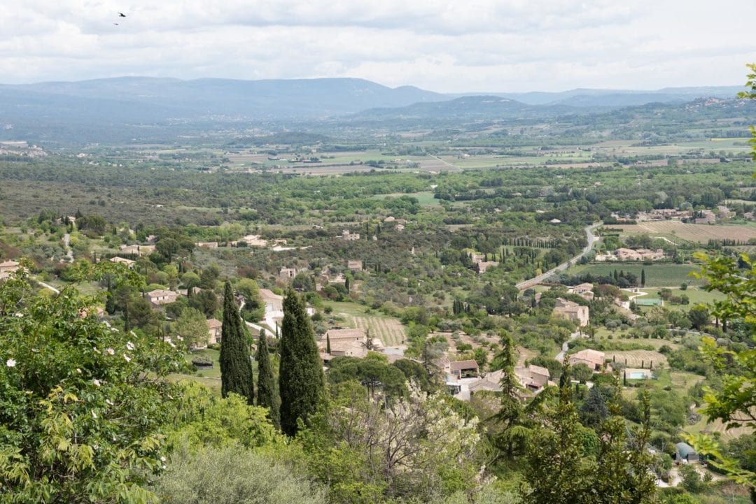 vue depuis le village de Gordes