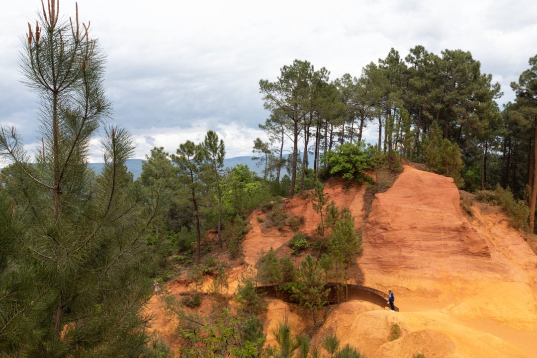 Le sentier des Ocres à Roussillon