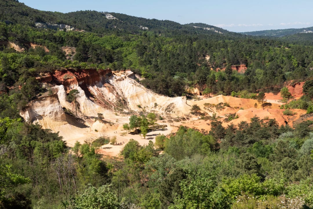 vue sur le colorado provençal