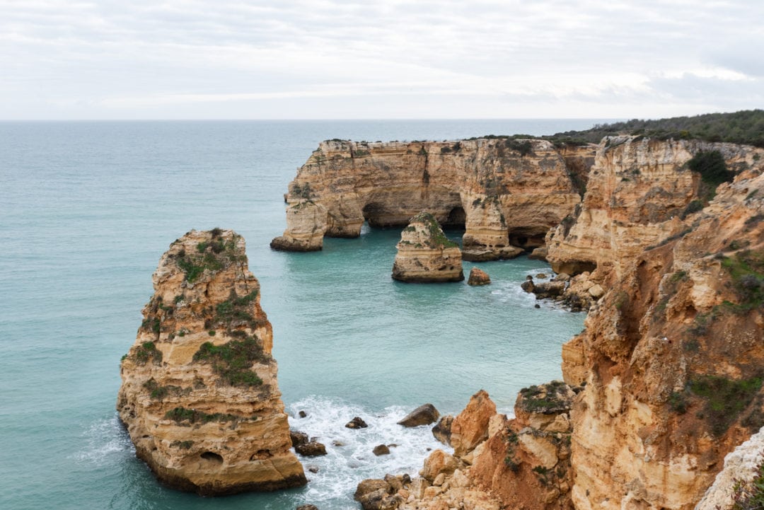 Praia di Marinha en Algarve