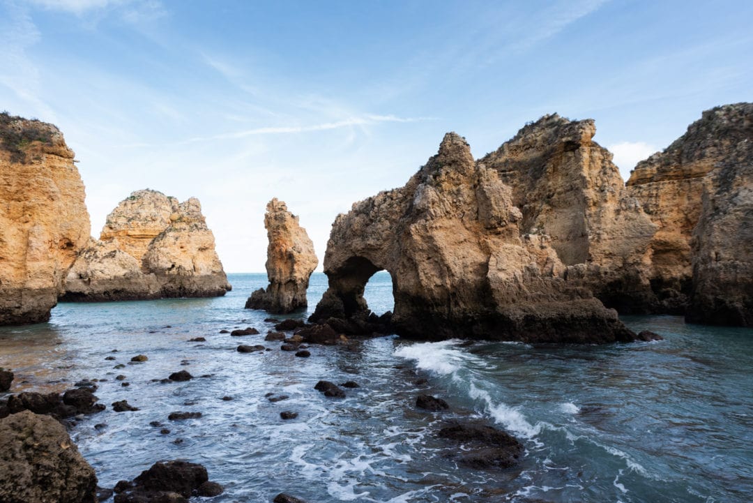 rochers de la Ponta de Piedade