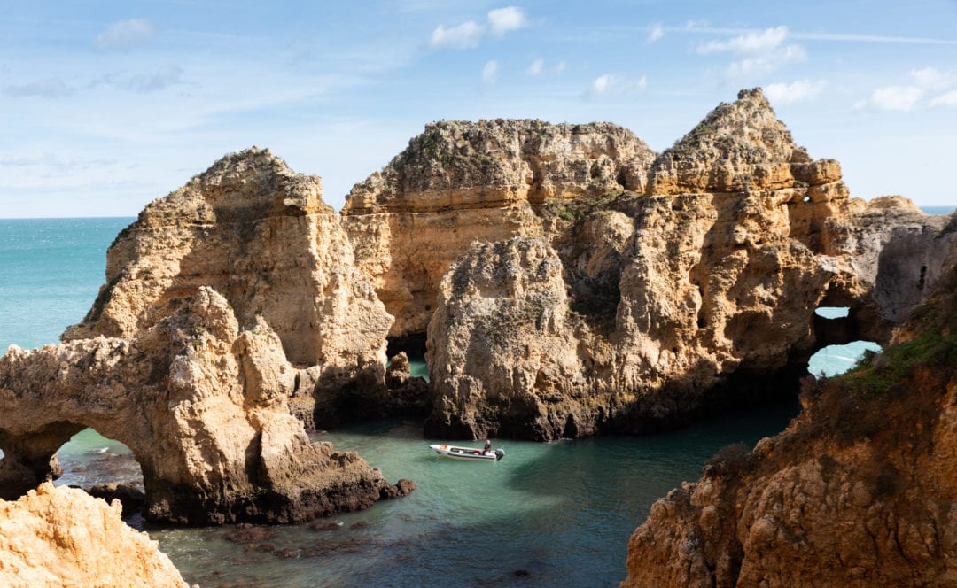 vue Ponta de Piedade Algarve