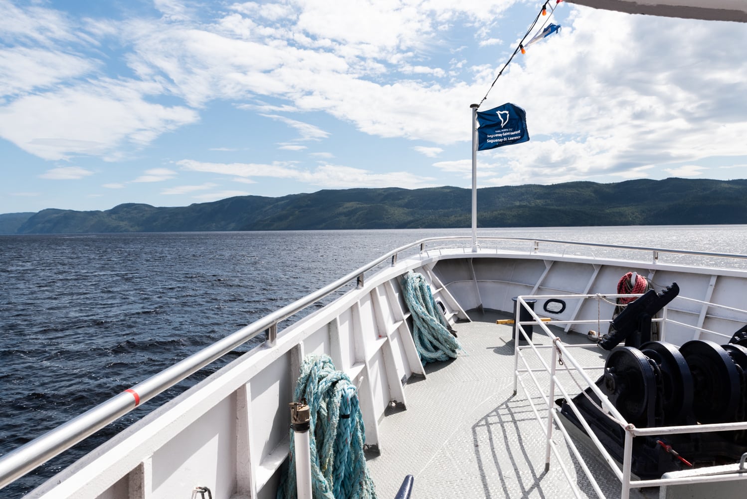 Croisière sur le fjord de Saguenay