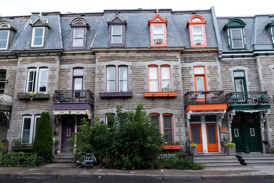 maisons au quartier le plateau Montréal