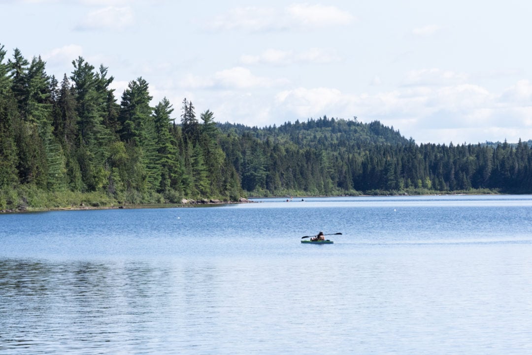 kayak parc national de la mauricie