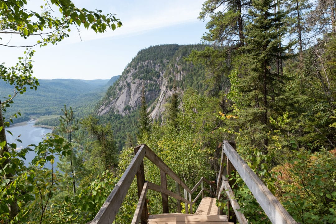 Parc national du Fjord de Saguenay randonnée du sentier de la statue