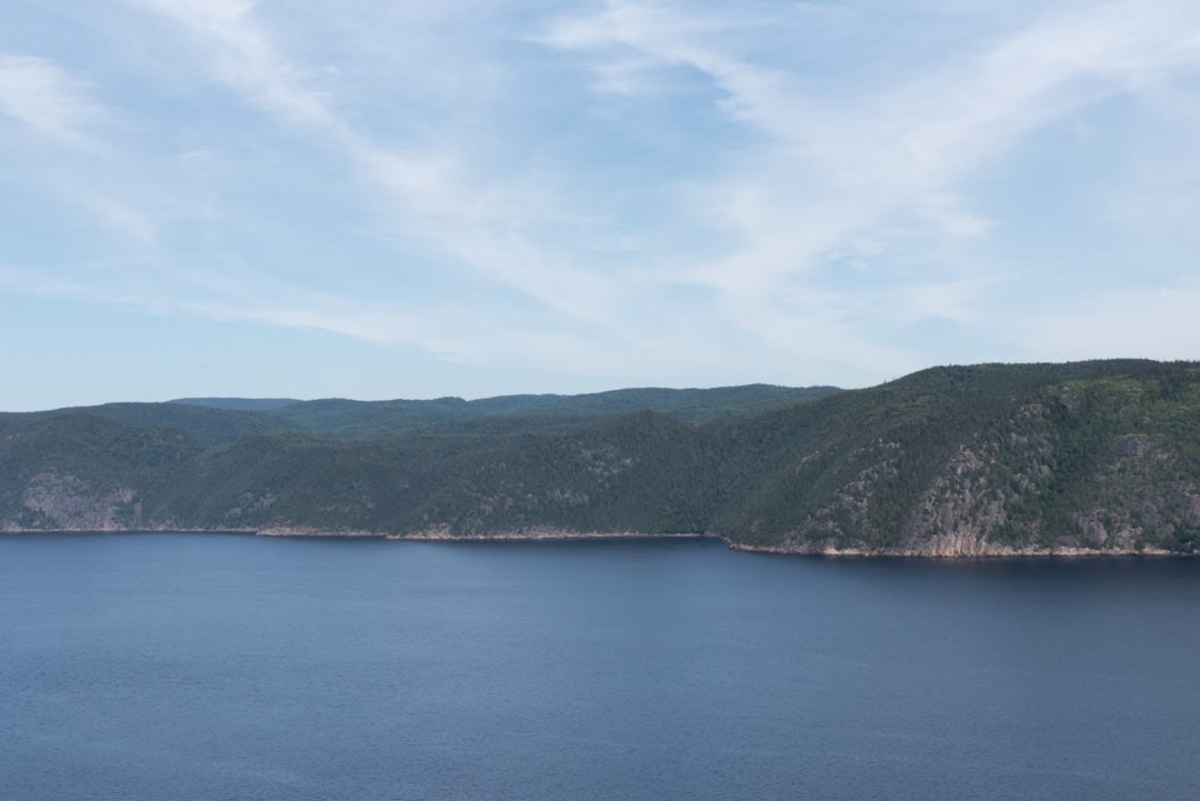 Fjord de Saguenay randonnée du sentier de la statue