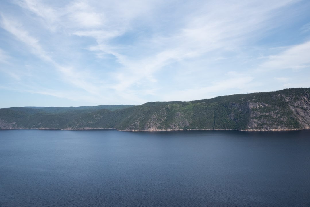 Fjord de Saguenay sentier de la statue