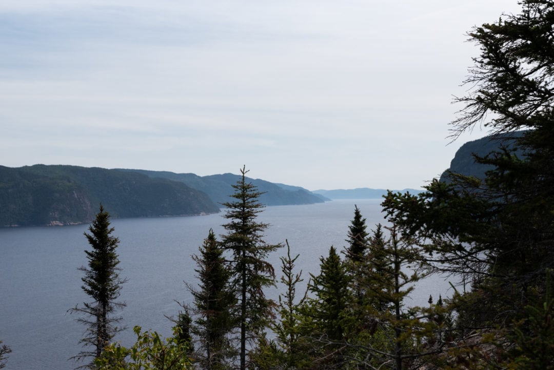 Parc national du Fjord de Saguenay randonnée du sentier de la statue