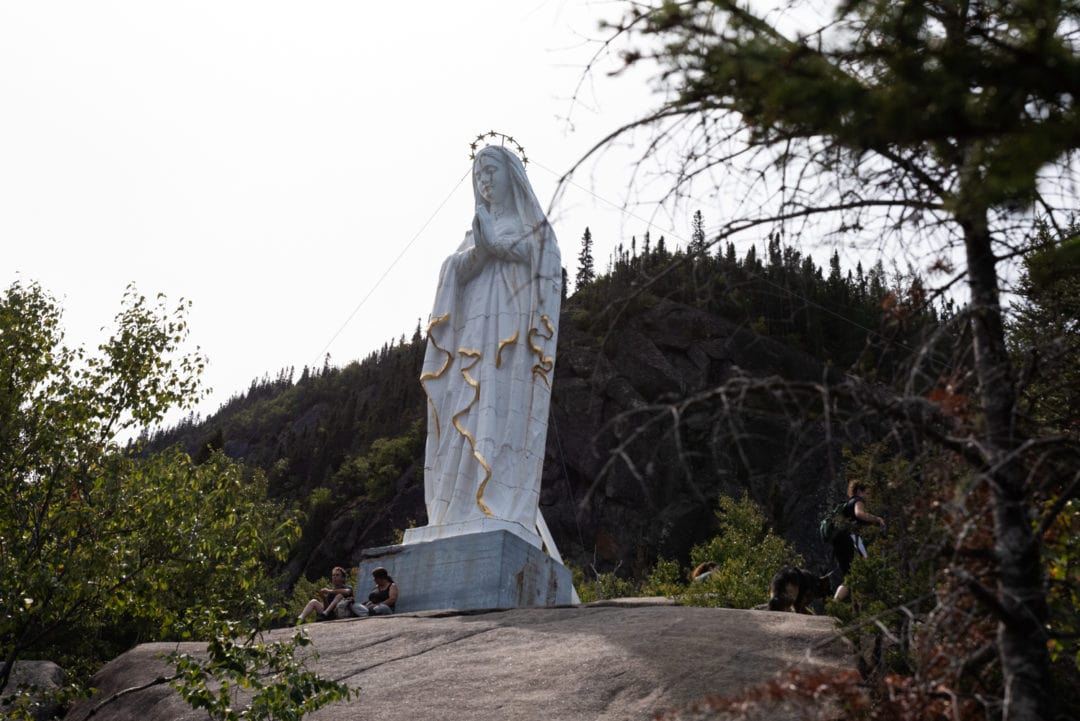 Statue notre dame du Saguenay
