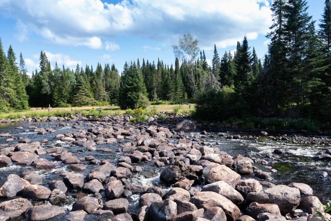 rivière parc mont tremblant