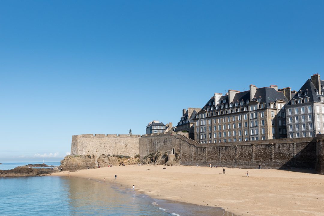 Plage du Môle à Saint-Malo