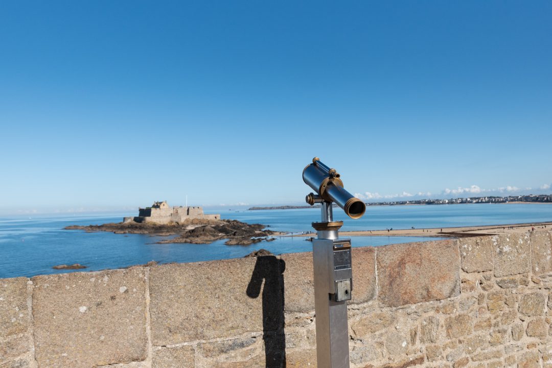 Vue sur le Fort National de Saint-Malo