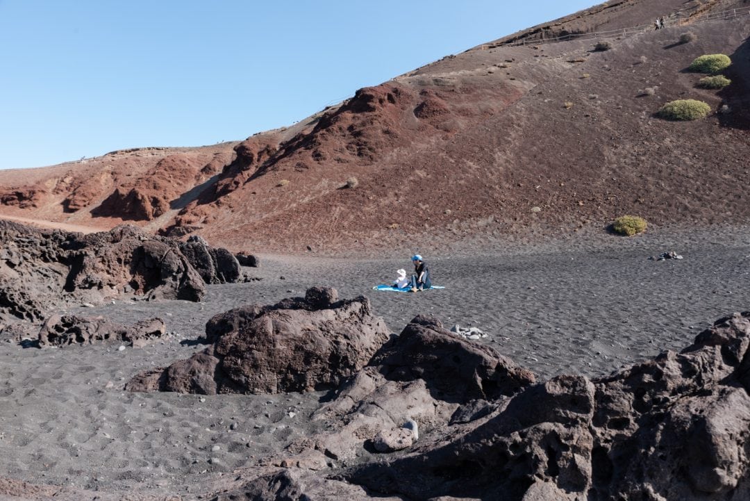 plage volcanique lanzarote