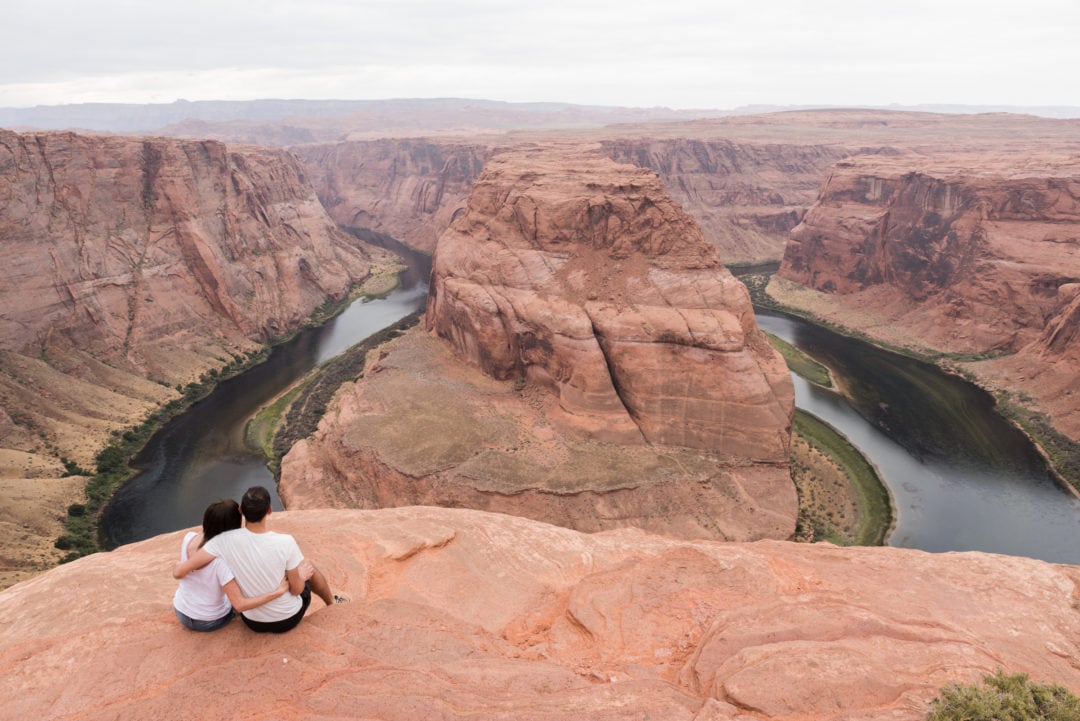 vue grandiose du horshoe bend