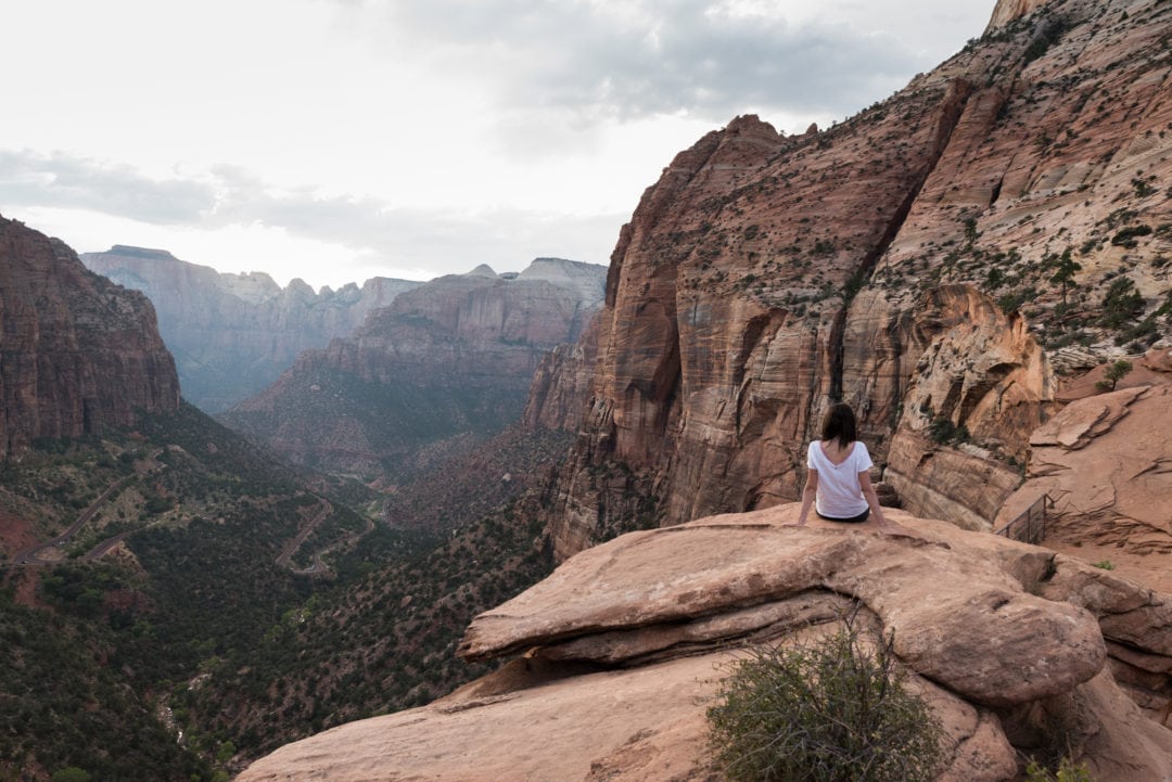 Parc de Zion dans l'Ouest Américain