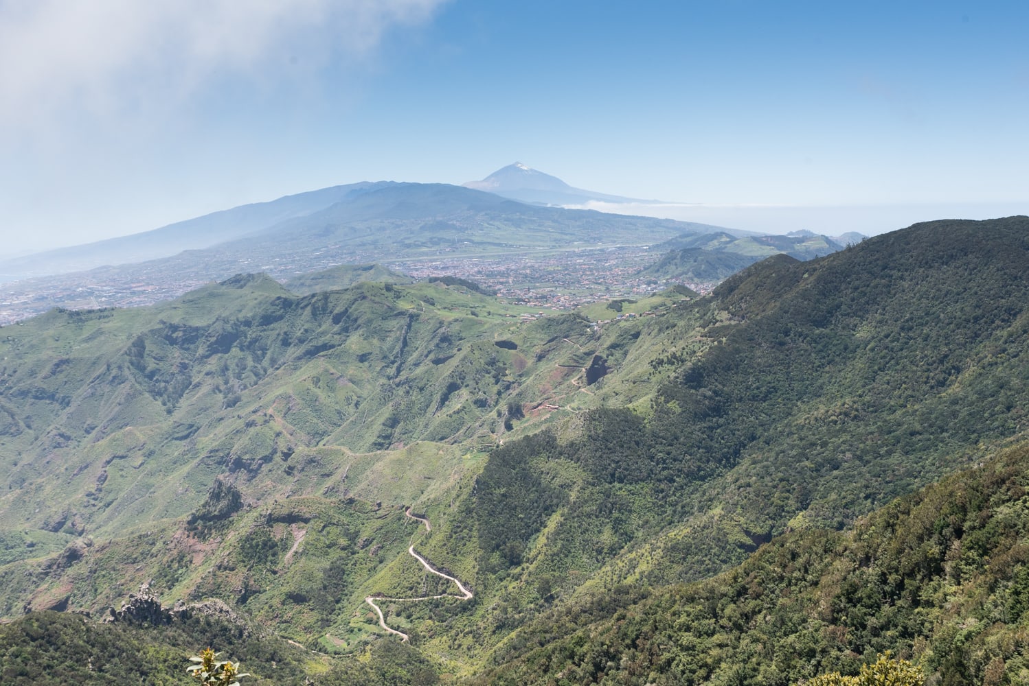 Point de vue depuis le mirador Pico del Ingles