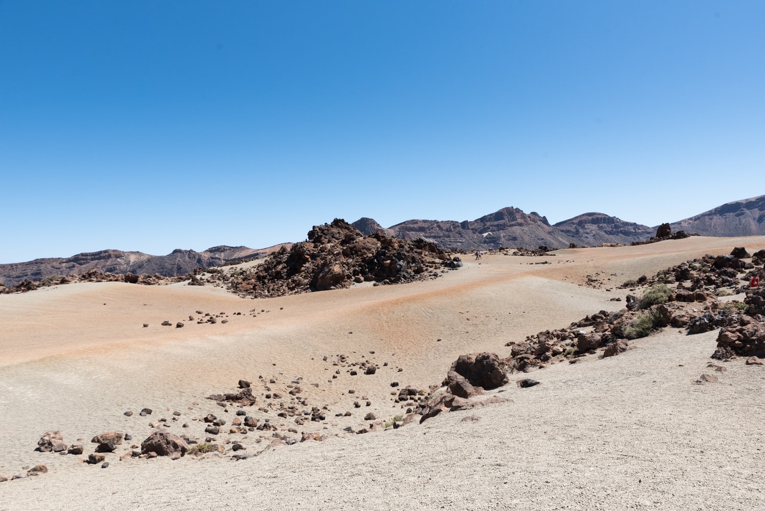 paysage désert volcan teide