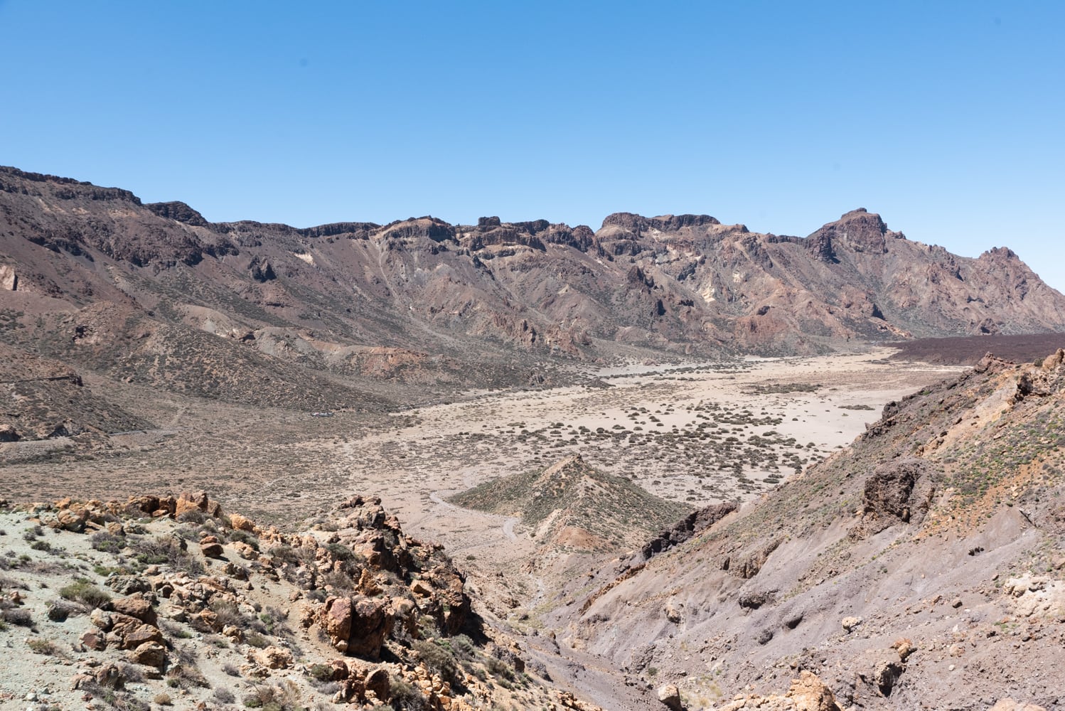paysage lunaire parc du teide