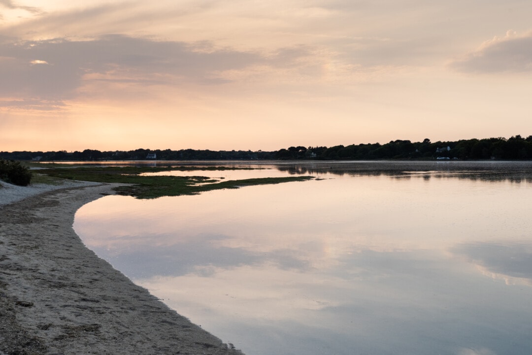 Coucher de soleil sur la mer Blanche