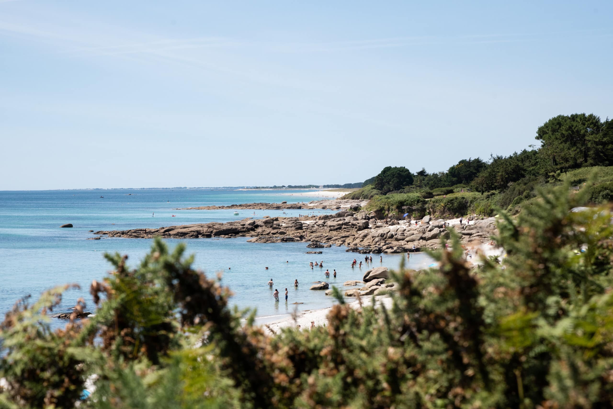 sentier côtier criques Beg Meil à Cap Coz