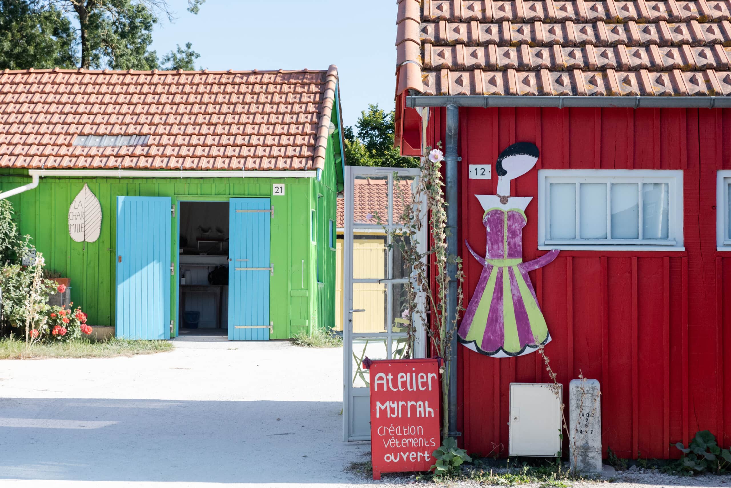 cabane d'artiste au château d'oléron