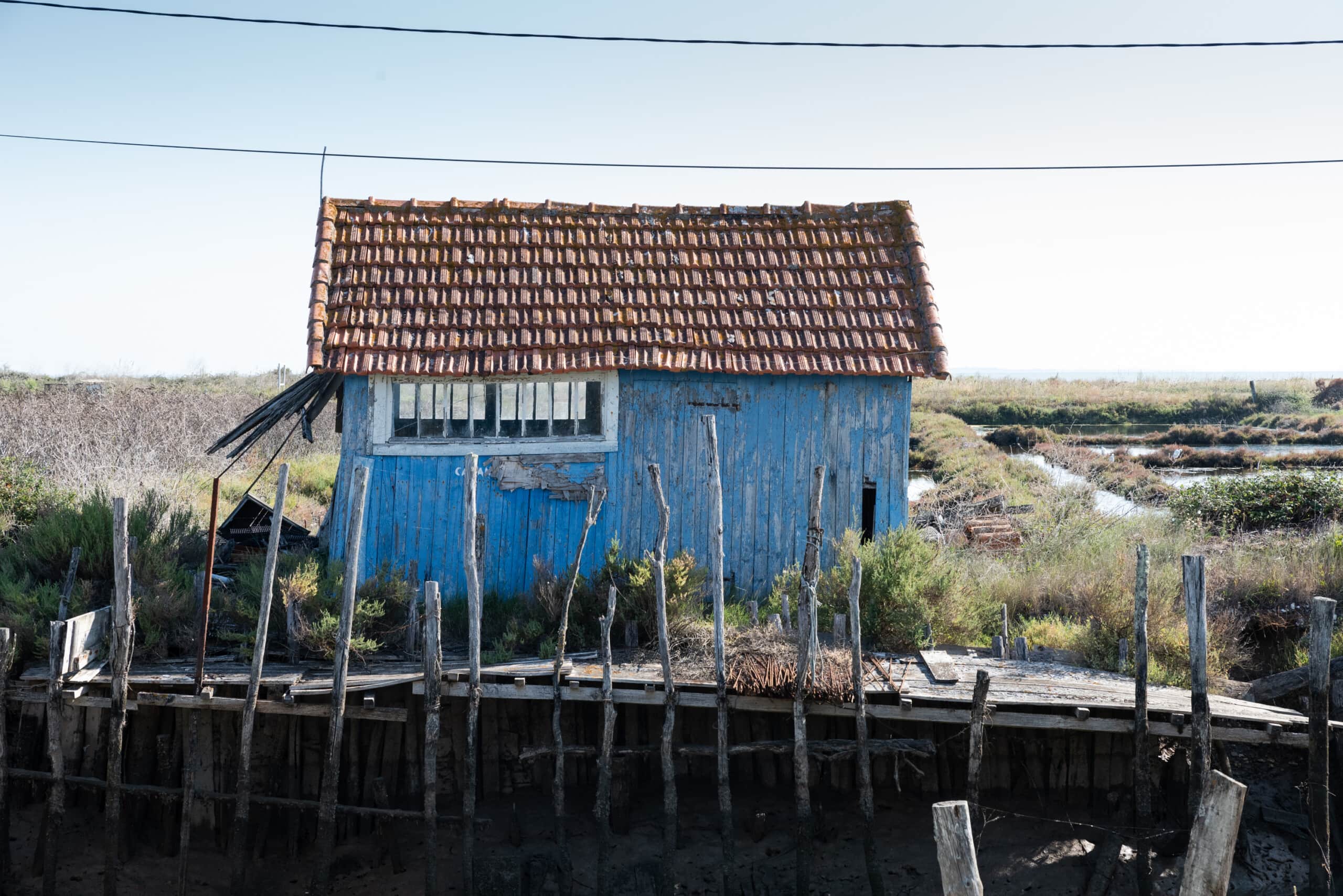 Cabane d'ostréiculteur sur l'île d'Oléron