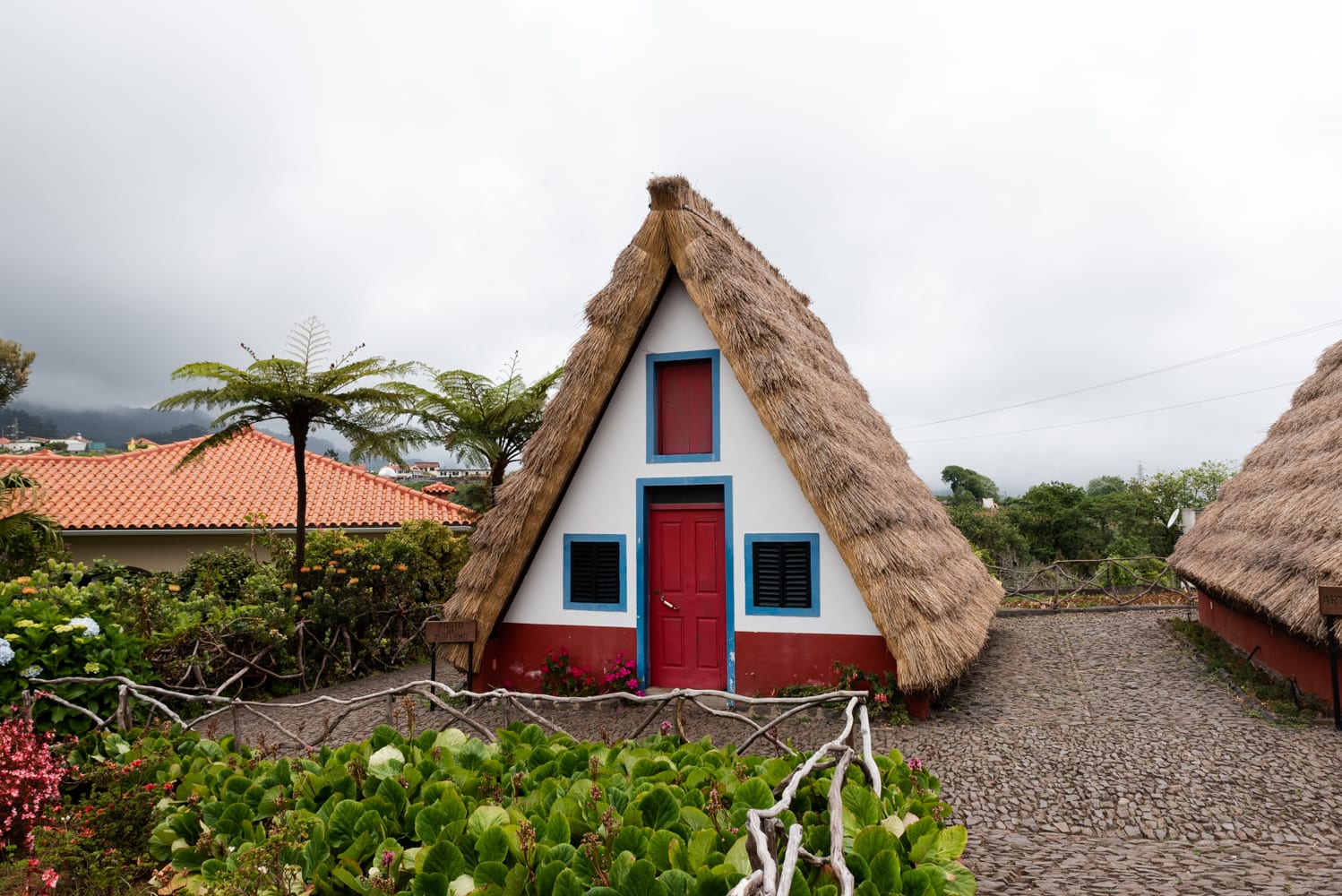 maison traditionnelle Santana à Madère