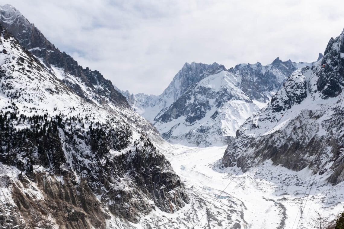 paysage de la mer de glace