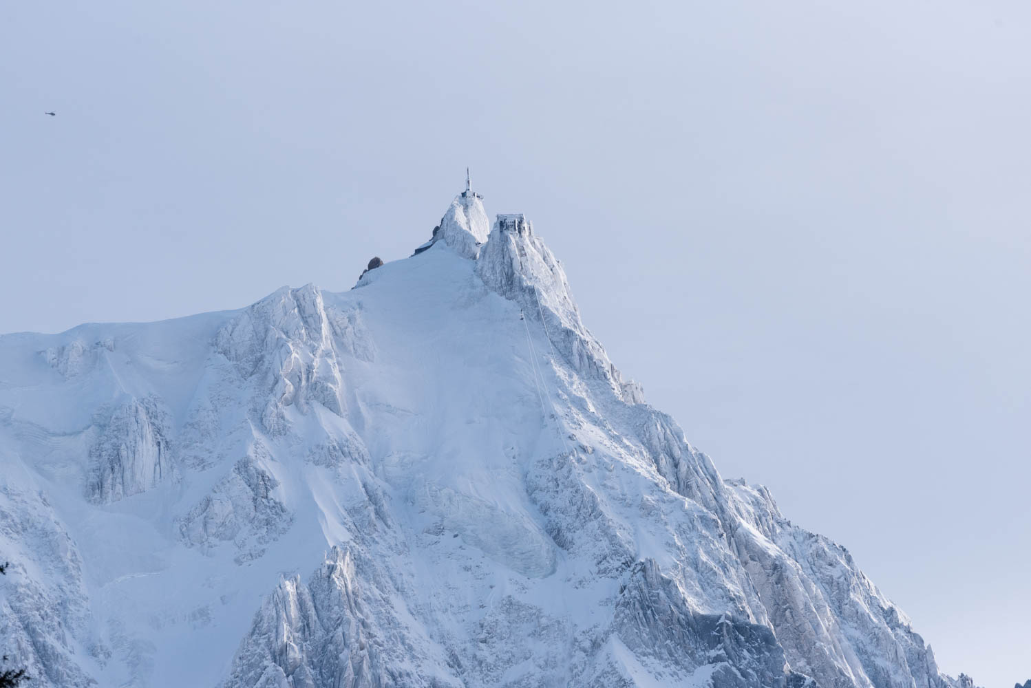 Vue sur l'Aiguille du Midi