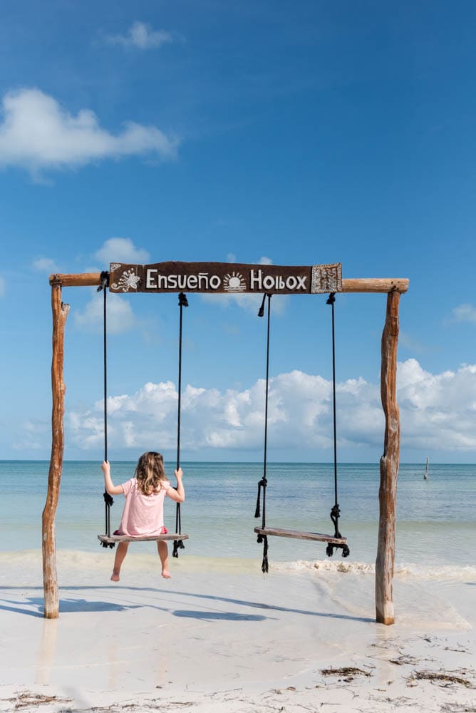 balançoire Mexique Holbox