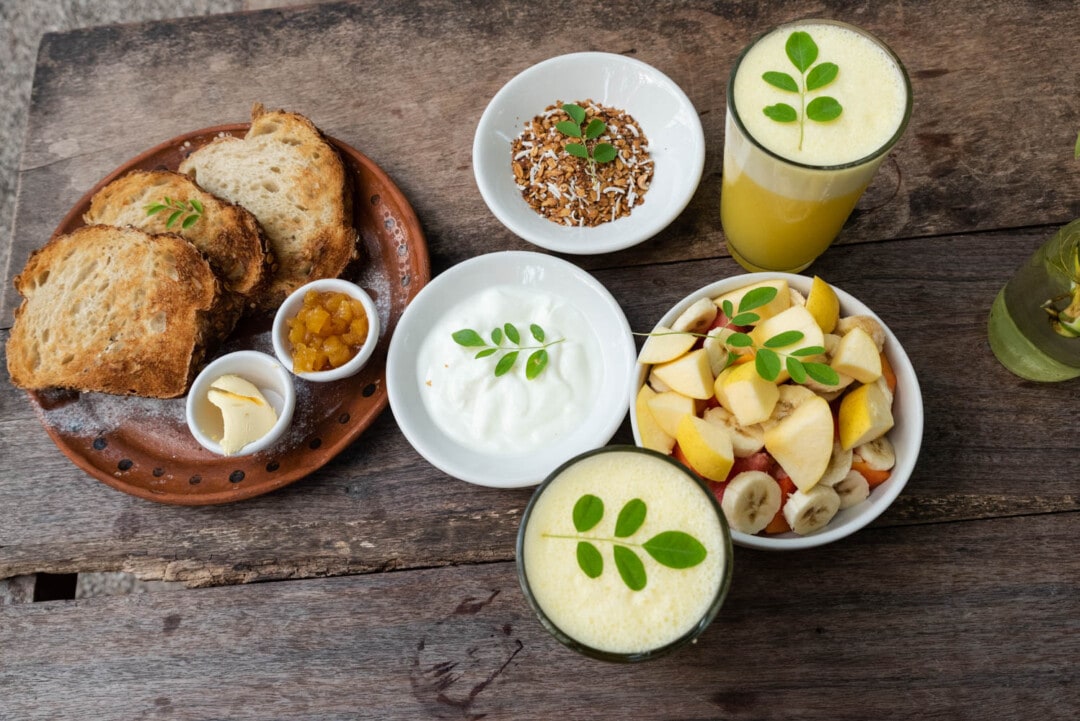 petit déjeuner à El Manati Bacalar