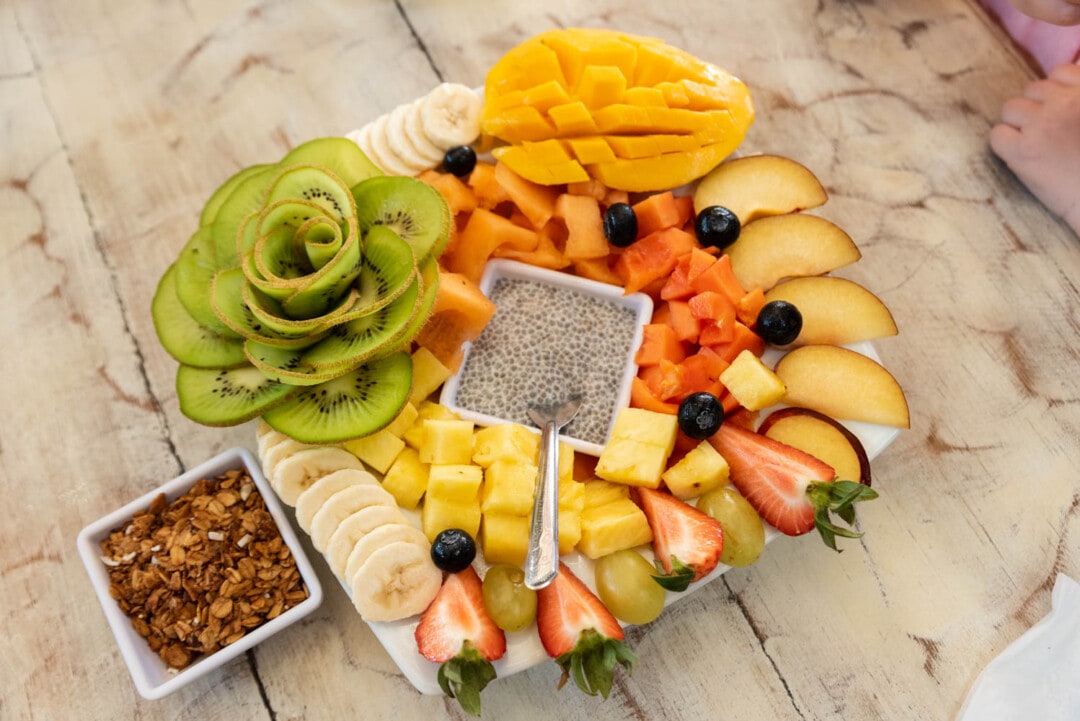 assiette de fruits Mexique