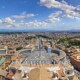 Vue du Vatican à Rome