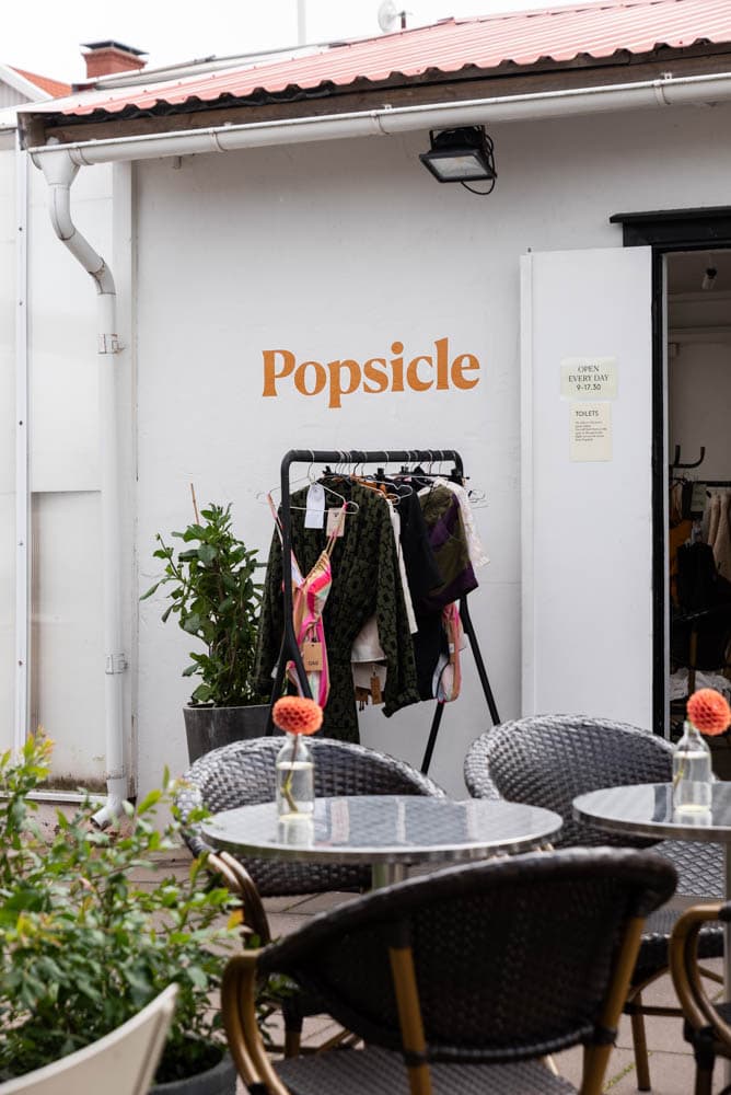 manger à Donsö Popsicle